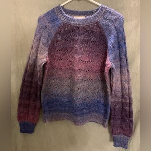 NWT XS Women’s Sweater Knox Rose Purple Mulitcolor
